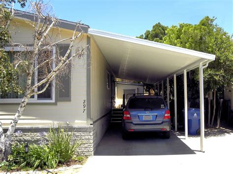 metal awning car portsattached to the house|carport awning with shingle roof.